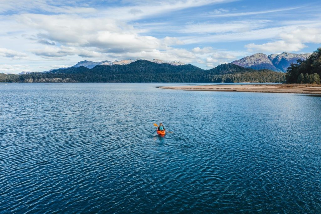 kayaking in villa la angostura